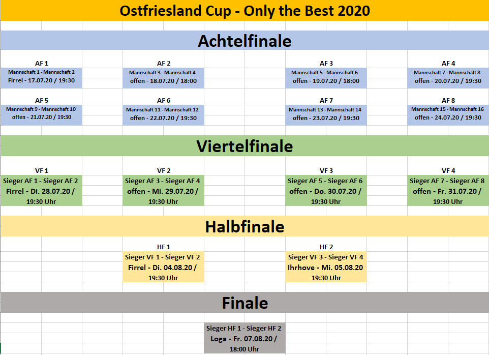 Spielplan spielplan
